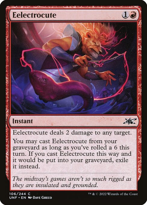 UNF: Eelectrocute