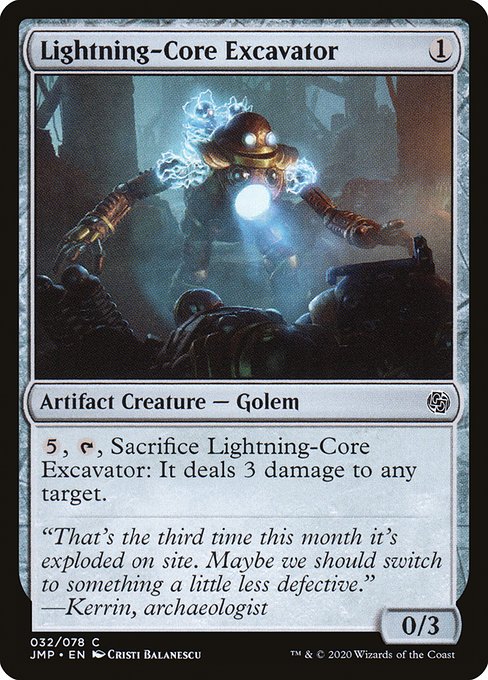 JMP: Lightning-Core Excavator