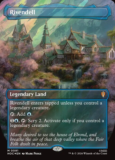 HOC: Rivendell (Borderless) (Surge Foil)