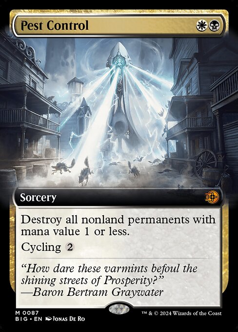 BIG: Pest Control (Extended Art) (Foil)