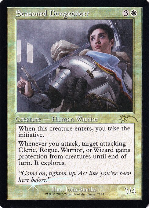 SLD: Seasoned Dungeoneer (Retro Frame) (Foil)
