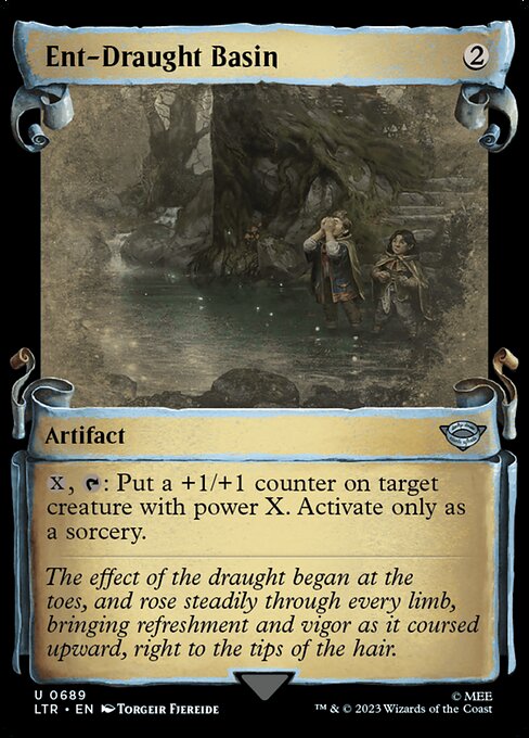 LTR: Ent-Draught Basin (Showcase Scrolls) (Foil)