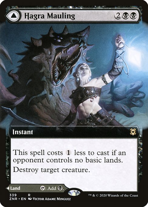 ZNR: Hagra Mauling (Extended Art) (Foil)