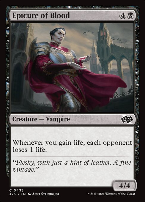 J25: Epicure of Blood