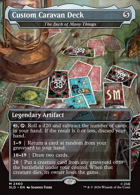 SLD: Custom Caravan Deck - The Deck of Many Things (Foil)