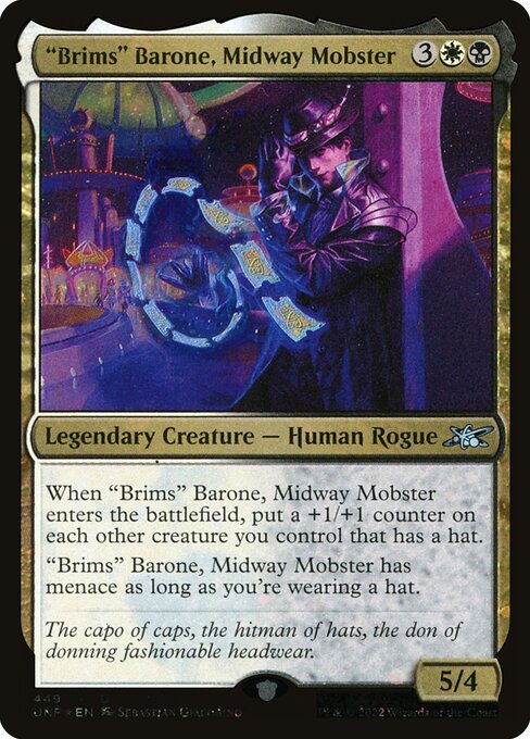 UNF: "Brims" Barone, Midway Mobster (Galaxy Foil)