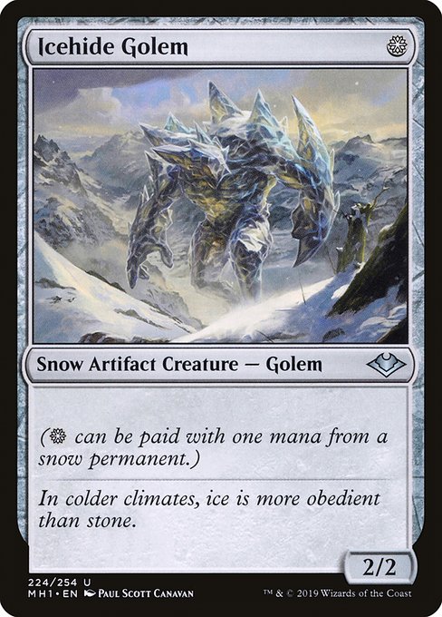 MH1: Icehide Golem (Foil)