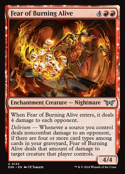 DSK: Fear of Burning Alive (Foil)