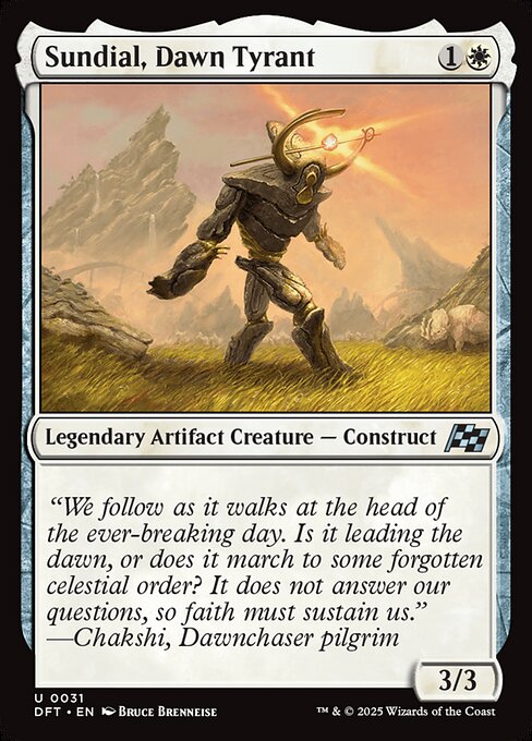 DFT: Sundial, Dawn Tyrant (Foil)