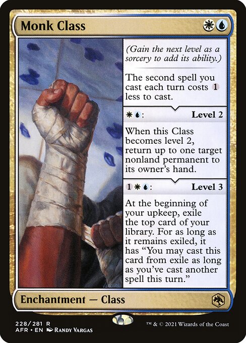 AFR: Monk Class (Foil)