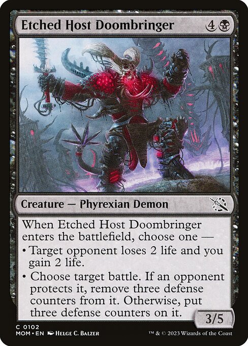 MOM: Etched Host Doombringer (Foil)