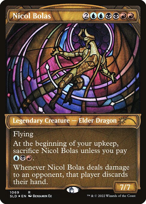 SLD: Nicol Bolas (Stained Glass) (Textured Foil)