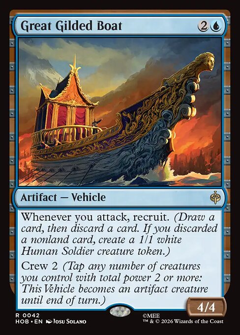 HOB: Great Gilded Boat