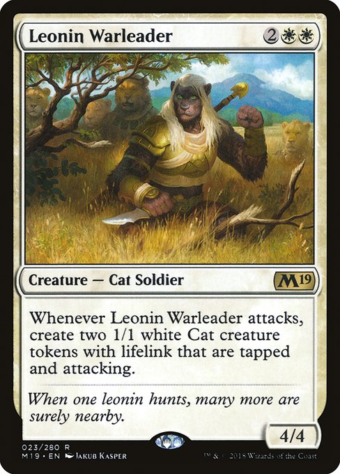 M19: Leonin Warleader (Foil)