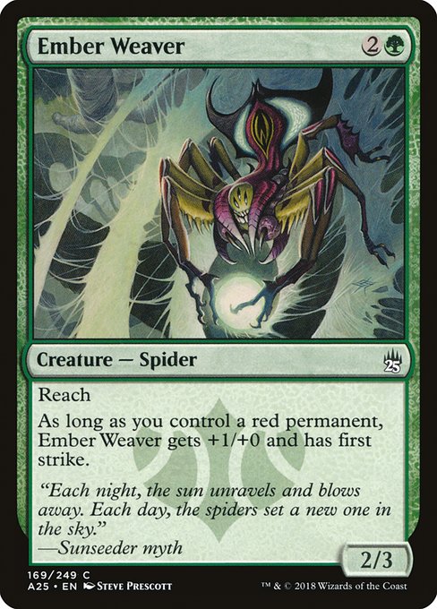 A25: Ember Weaver (Foil)