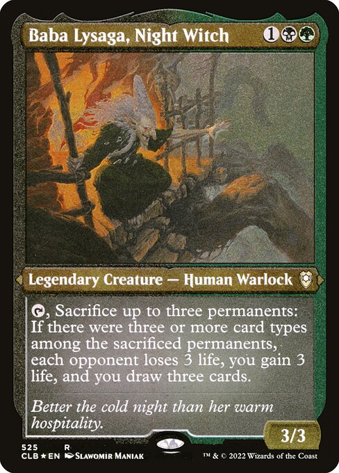 CLB: Baba Lysaga, Night Witch (Foil Etched)
