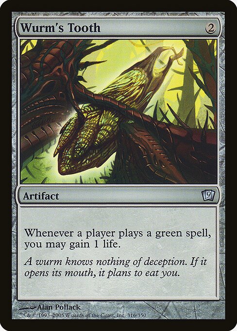9ED: Wurm's Tooth (Foil)