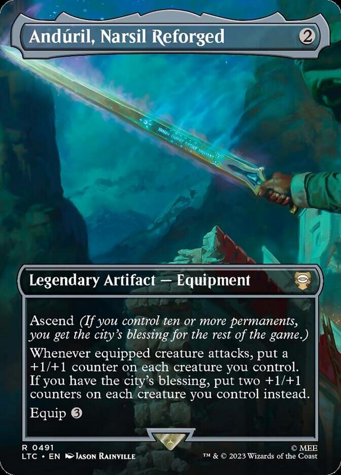 Anduril, Narsil Reforged (Borderless) [Foil] :: LTC