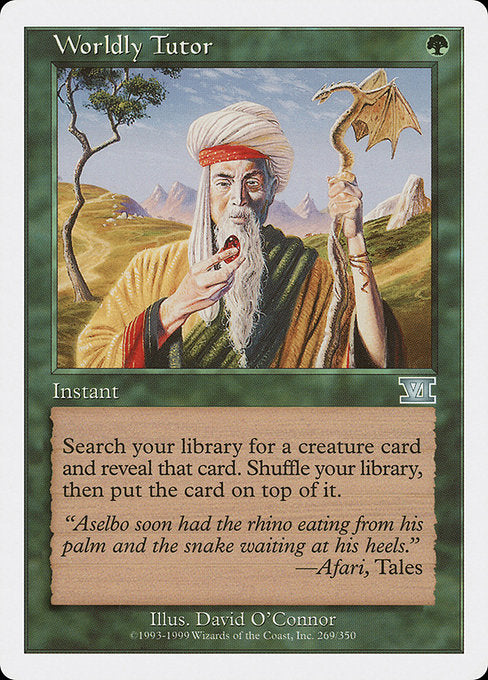 6ED: Worldly Tutor