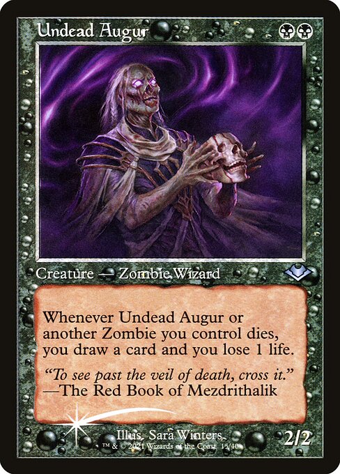 H1R: Undead Augur (Retro Frame) (Foil Etched)