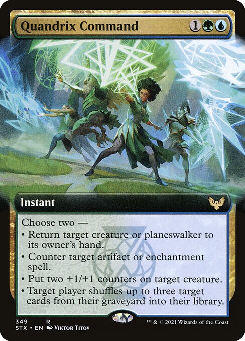 STX: Quandrix Command (Extended Art) (Foil)