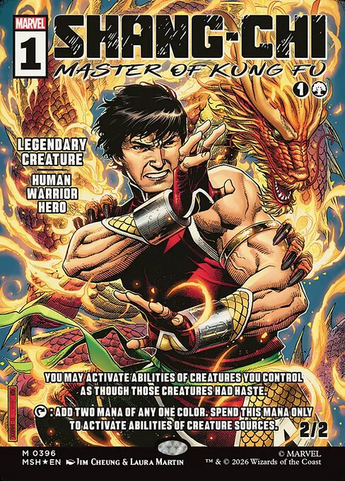 MSH: Shang-Chi, Master of Kung Fu (Borderless) (0396) (Foil)