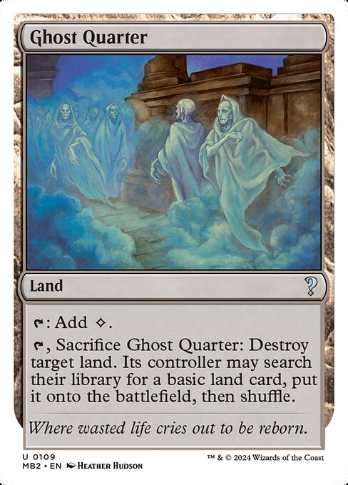 MB2: Ghost Quarter (White Border)