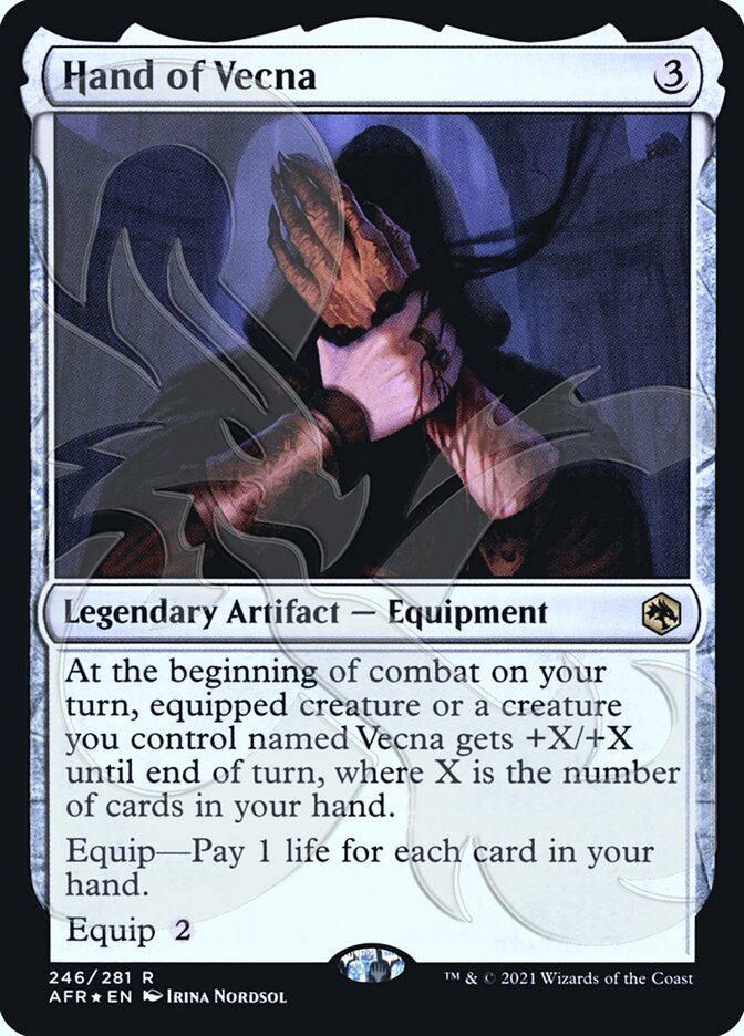 Hand of Vecna [Foil] :: PAFR