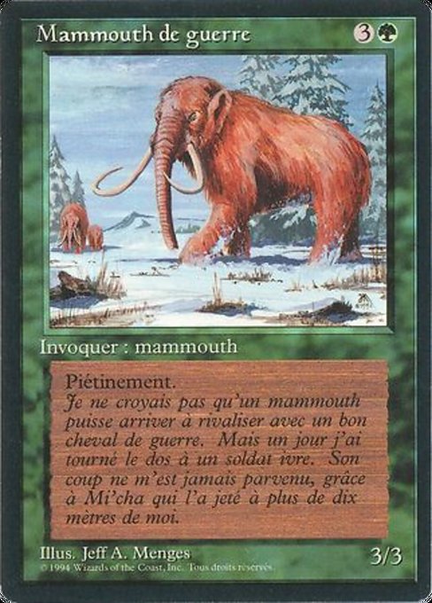 FBB: War Mammoth