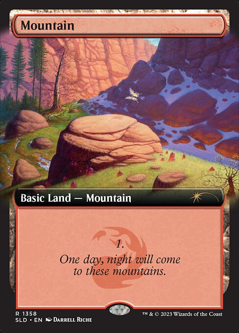 SLD: Mountain (1358) (Foil)