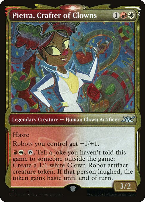 UNF: Pietra, Crafter of Clowns (Showcase) (Galaxy Foil)