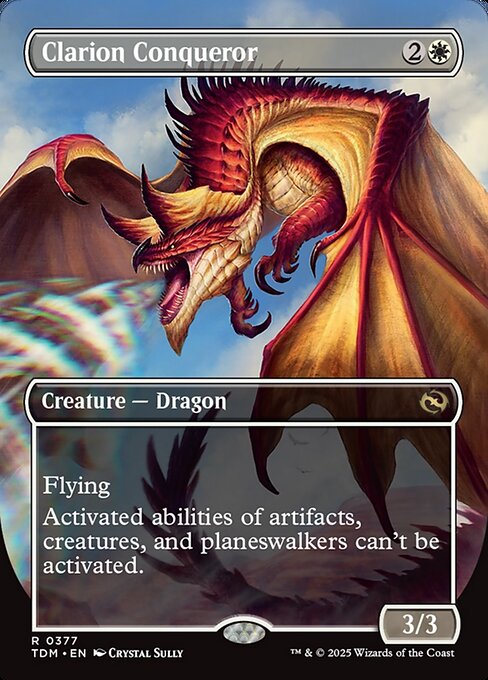 TDM: Clarion Conqueror (Borderless) (Foil)