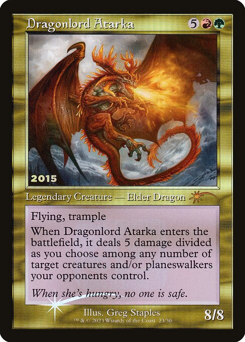 P30A: Dragonlord Atarka (Foil)