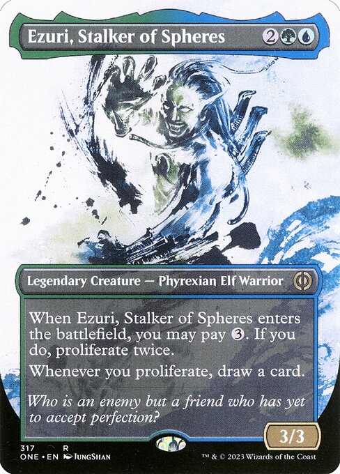 ONE: Ezuri, Stalker of Spheres (Showcase) (Foil)