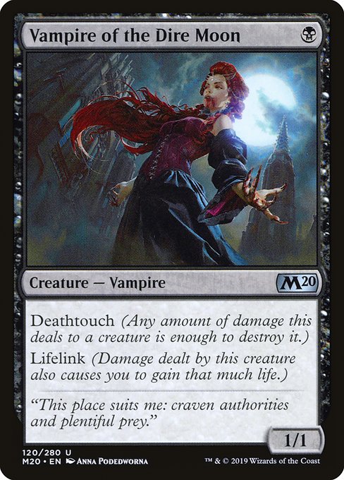 M20: Vampire of the Dire Moon