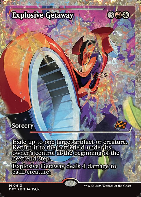 DFT: Explosive Getaway (Showcase) (Fracture Foil)
