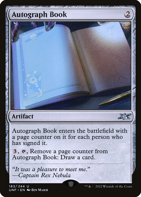 UNF: Autograph Book