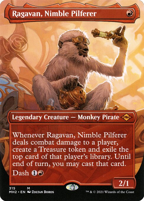 MH2: Ragavan, Nimble Pilferer (Borderless) (Foil)