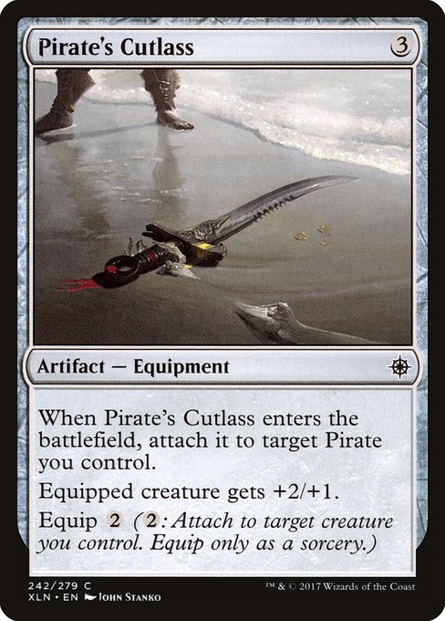 XLN: Pirate's Cutlass (Foil)