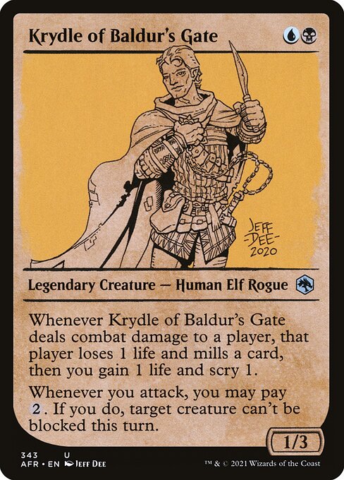 AFR: Krydle of Baldur's Gate (Showcase) (Foil)