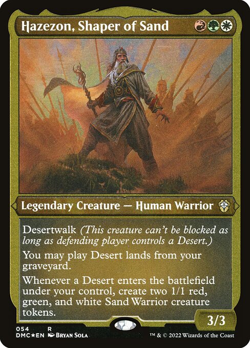 DMC: Hazezon, Shaper of Sand (Foil Etched)