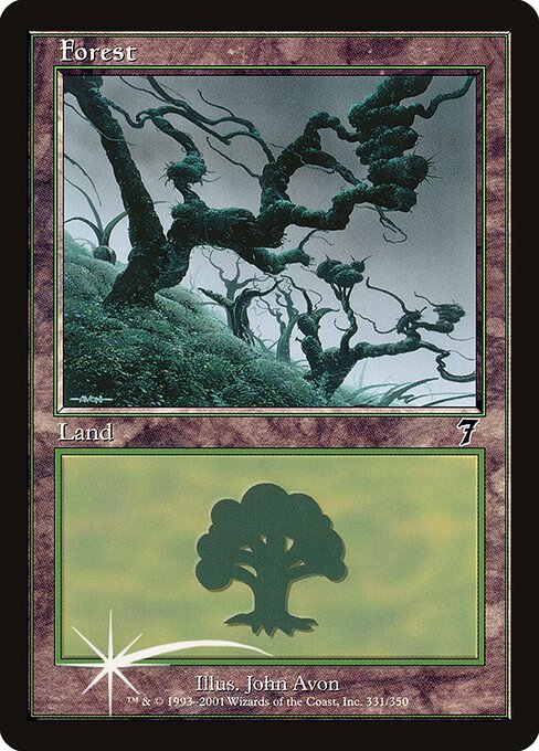 7ED: Forest (331) (Foil)