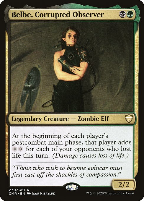 CMR: Belbe, Corrupted Observer