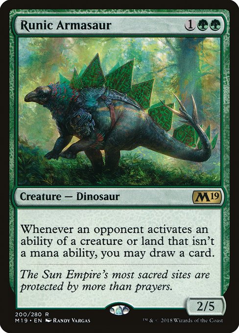 M19: Runic Armasaur (Foil)