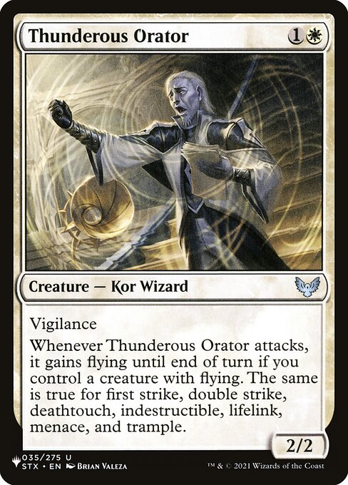 PLST: Thunderous Orator