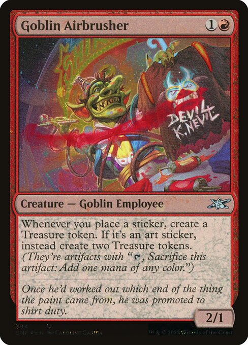 UNF: Goblin Airbrusher (Galaxy Foil)