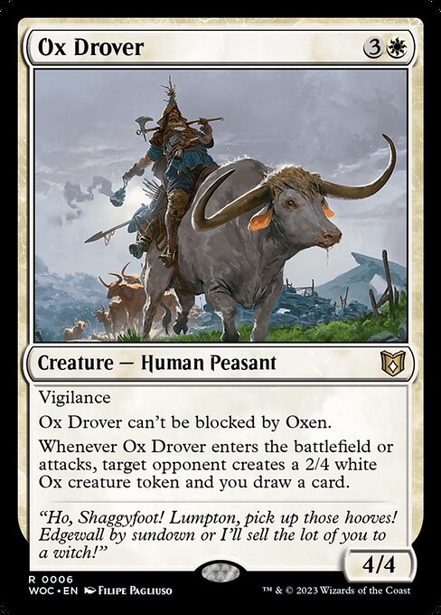 WOC: Ox Drover
