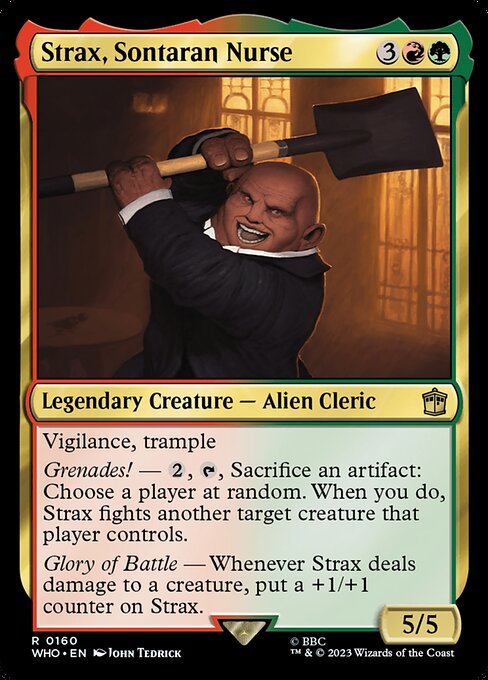 WHO: Strax, Sontaran Nurse