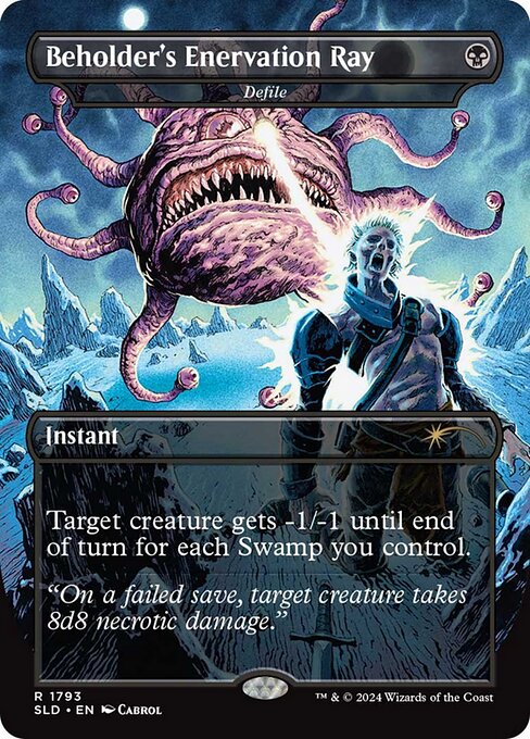 SLD: Beholder's Enervation Ray - Defile (Foil)