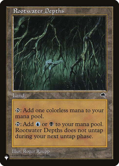 PLST: Rootwater Depths